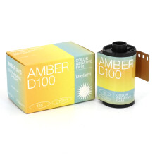 RETO Amber D100 35 mm Frg Negativ Cine Film 27 exponeringar ISO100 135 Cinematic Motion Picture Style C41 Process