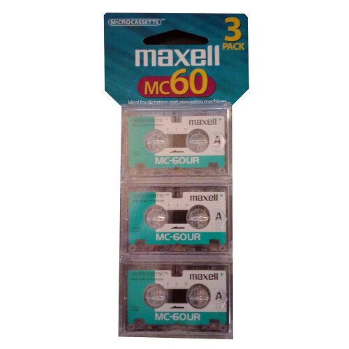 Maxell Μικρές Κασέτες (Συσκευασία 3 τεμ.)