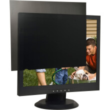 Business Source 20665 Blickschutzfilter Blackout für 17 Zoll LCD-Monitore 5:4, schwarz