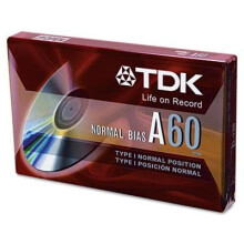 TDK 20090 Standard Grade Audio & Dictation Cassette Normal Bias 60 minutter