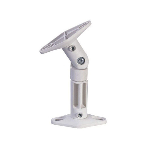 Monoprice Adjustable 10 lb. Capacity Speaker Wall Mount Brackets (Pair)  White