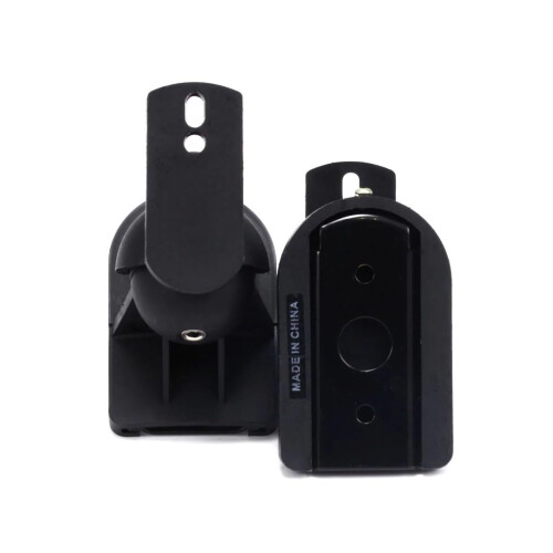 Monoprice Low Profile 7.5 lb. Capacity Speaker Wall Mount Brackets (Pair) Black 2