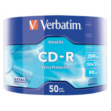 Verbatim 50 Count CD-R 52x Aufnahmegeschwindigkeit 700 MB