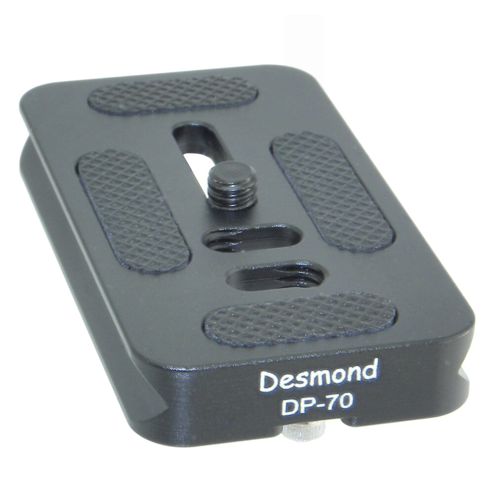 Desmond P-70 70Mm Qr Lens Plate Arca Compatible Dual Dovetail And D-Ring P70 Dp-70 6921147728692