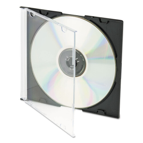 Innovera 85826 Θήκη Αποθήκευσης CD/DVD Πολυστερίνης, Διαφανής, 50 Τεμάχια 1