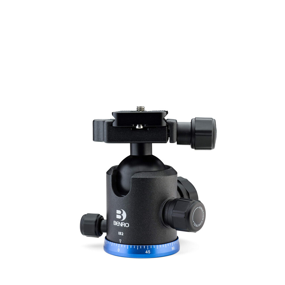 Benro IB2 Tripla Azione Ball Head Con PU60 Qr Plate (Nero)-image