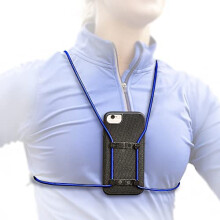 Rooster Wrap Schwarz  Ausziehbarer Handyhalter  Handy-Brusthalterung  Universelles Handy-Zubehr  Smartphone-Geschirr  Krper-Lanyard