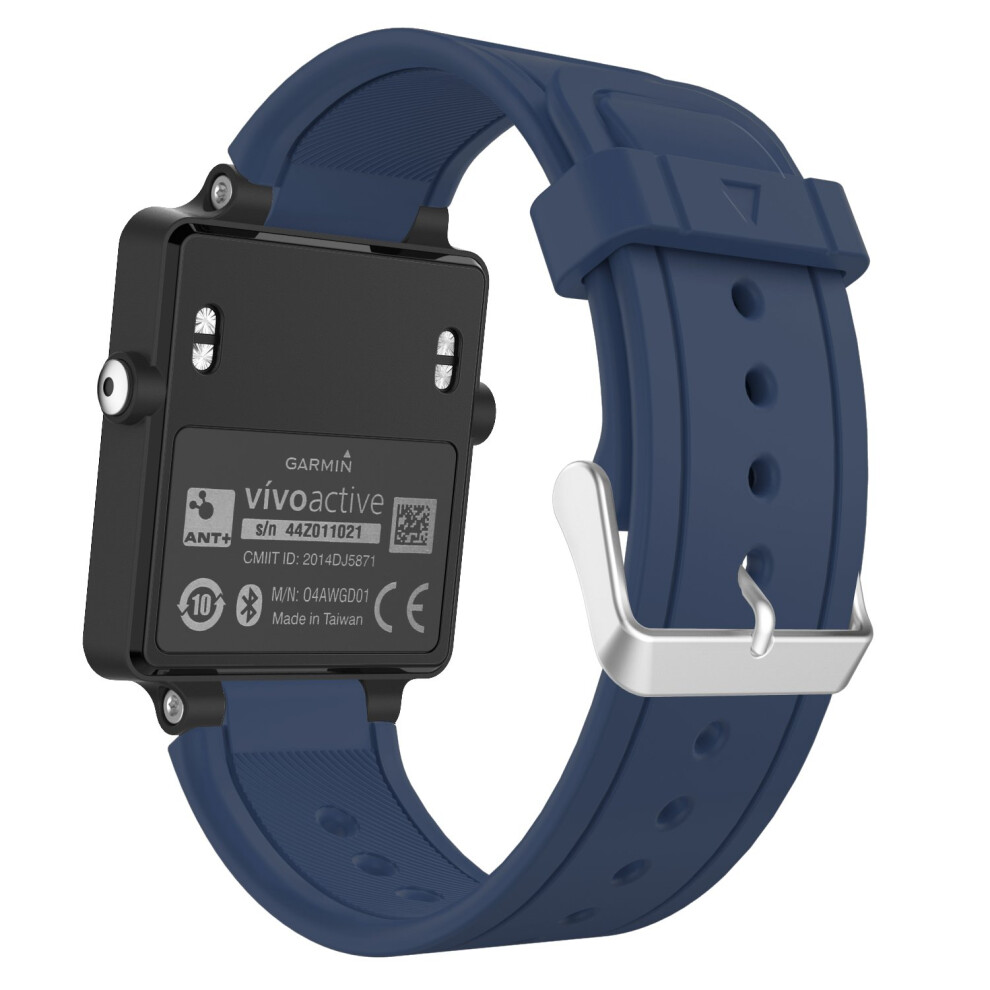 Bracelet de montre MoKo compatible avec Garmin Vivoactive en silicone souple Repla