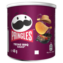 Pringles Texas BBQ Sauce Crisps Can 40g (Case of 12)