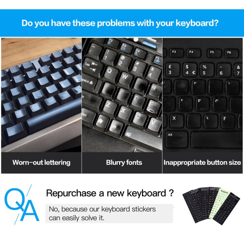 2pcs adesivos de teclado    rabe em    rabe 1
