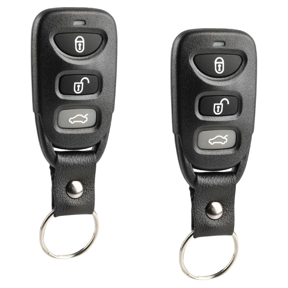 Car Key Fob Keyless Entry Remote Fits 2007-2010 Hyundai Elantra / 2006-2010 Hyundai Sonata Osloka-310T Set Of 2 630591318378