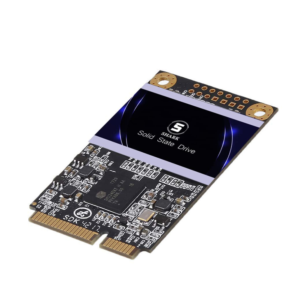 Ssd Msata 64Gb Shark Speed Internal Solid State Drive High Performance Hard Drive For Desktop Laptop Sata Iii 6Gb/S Includes Ssd (64Gb Msat 8011616841989