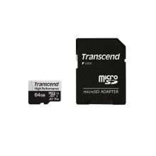Overskrid TS64GUSD330S 64GB UHS-I U3 Micro SD-hukommelseskort