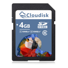 Karta SD Cloudisk 4 GB Karta pamięci SDHC klasy 6 Flash 4 GB Karty do aparatów cyfrowych (4 GB)