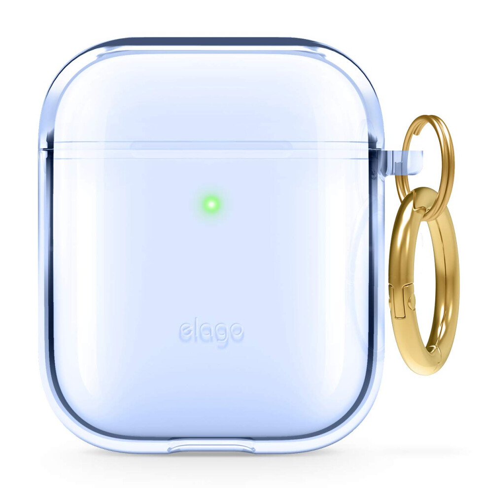 Elago Clear Airpods Case With Keychain Designed For Apple Airpods 1 & 8809667655989