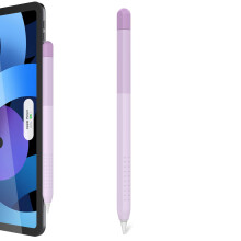 Delidigi Pencil Case compatibile con Apple Pencil Pro e Apple Pencil 2a generazione Custodia Custodia in silicone con colori sfumati Accesso
