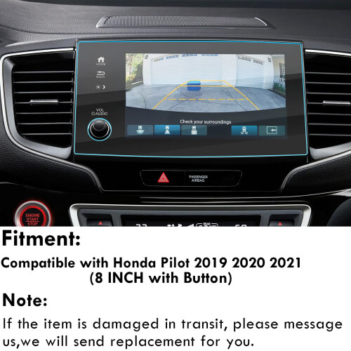 Moonlinks Συμβατό με Honda Pilot 2019-2022 Οθόνη Προστατευτικό 8 Ίντσες 2