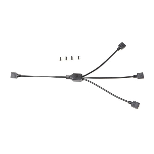 Odestar EK Water Blocks συμβατό EK-Loop D-RGB Splitterkabel, 3-σε-1 - μαύρο 2