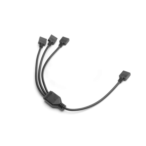 Odestar EK Water Blocks συμβατό EK-Loop D-RGB Splitterkabel, 3-σε-1 - μαύρο 1