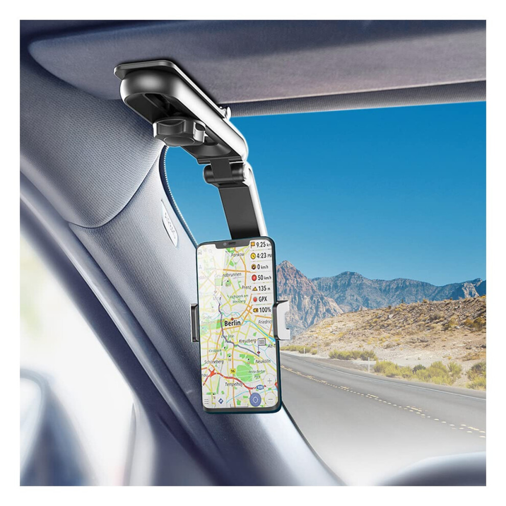 Cell Phone Holder For Car Car Cellphone Mount Clip 360Rotatable Phon 6222054805538