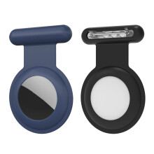 AirTag-Halter fr Kinder, Kleinkinder, Kinder (2 Stck), versteckter Air-Tag-Halter mit Sicherheitsnadel fr Kleidung, AirTag-Clip, kompatibel mit Ap