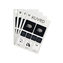 KUVRD Waterbear - Yleiset nytnpuhdistusaineet - Pienet, pienet puhdistusvlineet linssien ja nyttjen puhdistamiseen - 4 kpl - (4 patch-sarjaa)