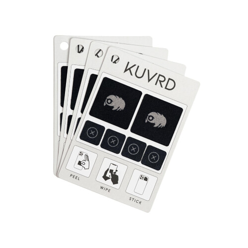 KUVRD Waterbear - Καθαρτικά Οθόνης - Μικρά Εργαλεία Καθαρισμού για Φακούς & Οθόνες - 4-Pack