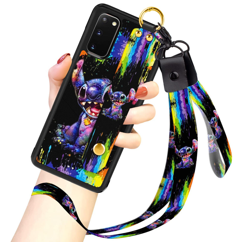 Cuwana Cartoon Case Voor Samsung Galaxy S20 Case 6.2 Inch Schattig Stitch C-image