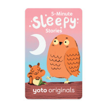 Yoto 5-Minute Sleepy Stories - Kids Audio Card for Use with Yoto Player & Mini All-in-1 Audio Player Educational Screen-Free Listening with