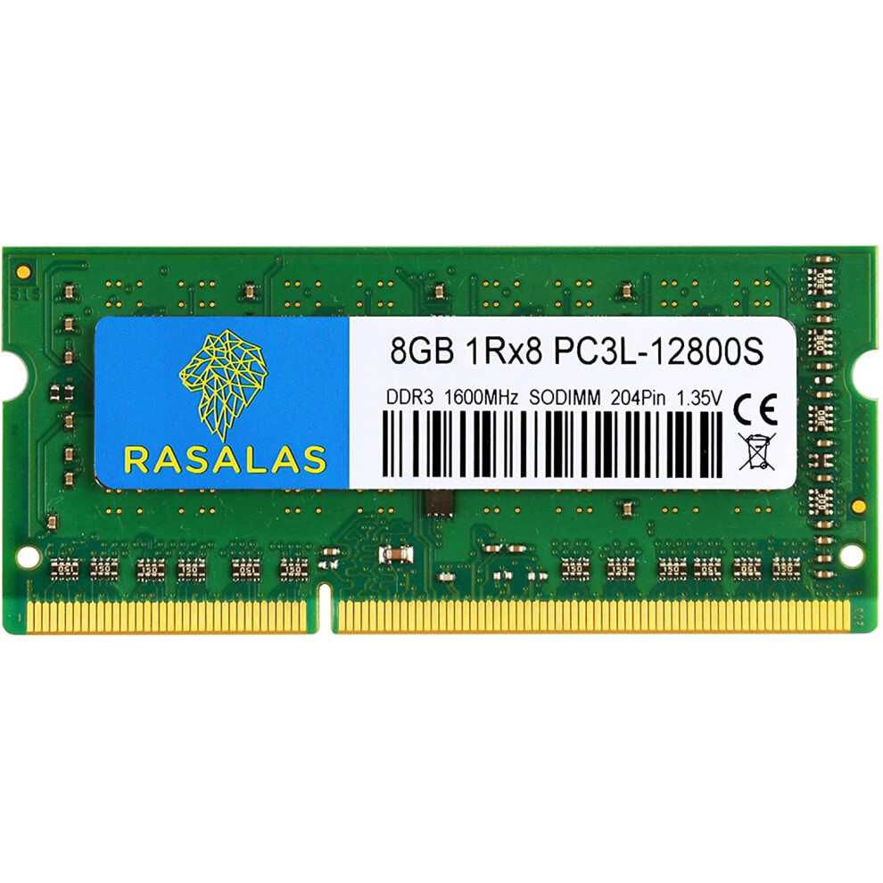 8 Go 1Rx8 PC3L-12800S DDR3L 1600 Mhz DDR3 Ram Sodimm 1,35 V CL11 204 Broches PC3-12800 Mise à Niveau De La MéMoire Ram Pour Ordinateur Portable-image