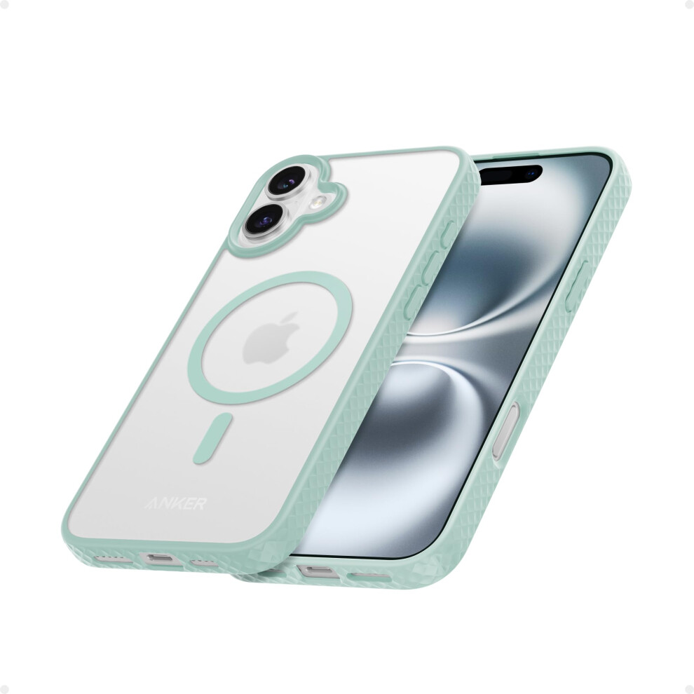 Anker MagGo Matte Magnetic Phone Case for iPhone 16 Plus  Ultra-Slim  Scratch-Resistant  and Durable Protective Cover  iPhone Case Compatible with Mag