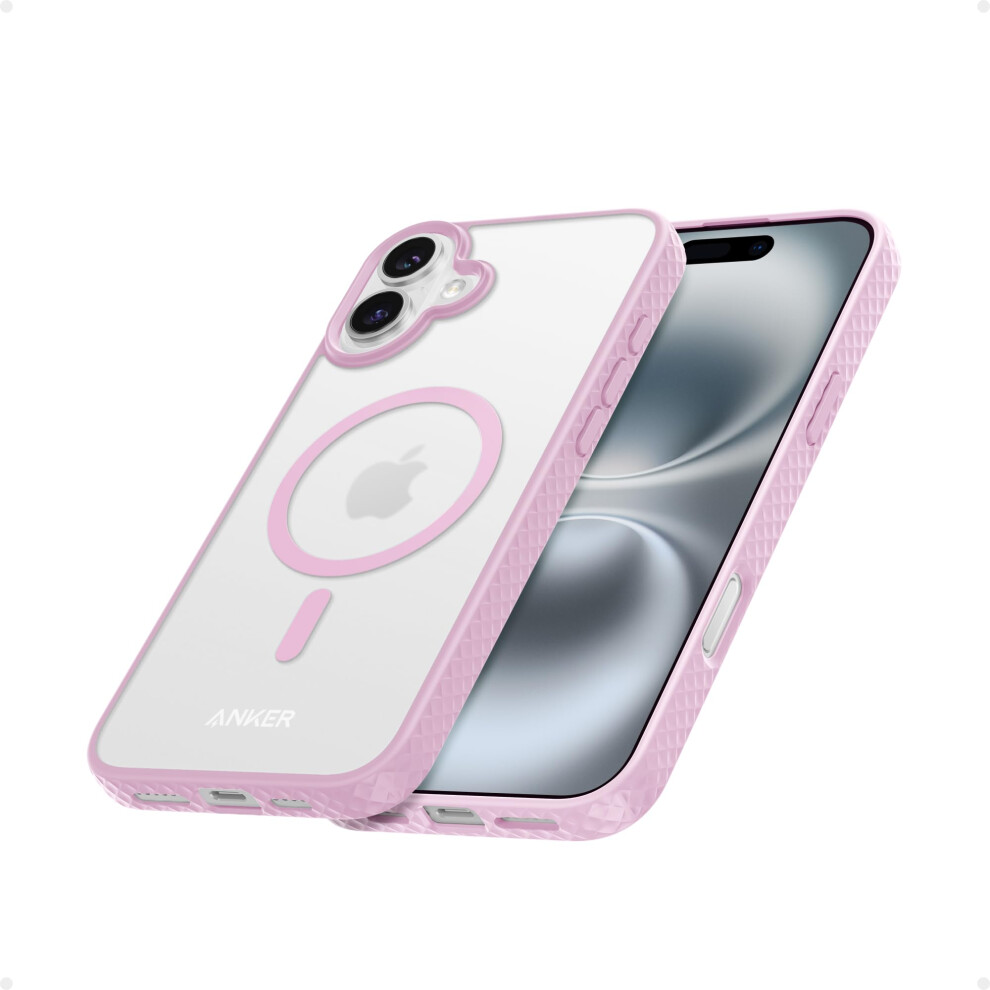 Anker MagGo Matte Magnetic Phone Case for iPhone 16  Ultra-Slim  Scratch-Resistant  and Durable Protective Cover  iPhone Case Compatible with MagSafe