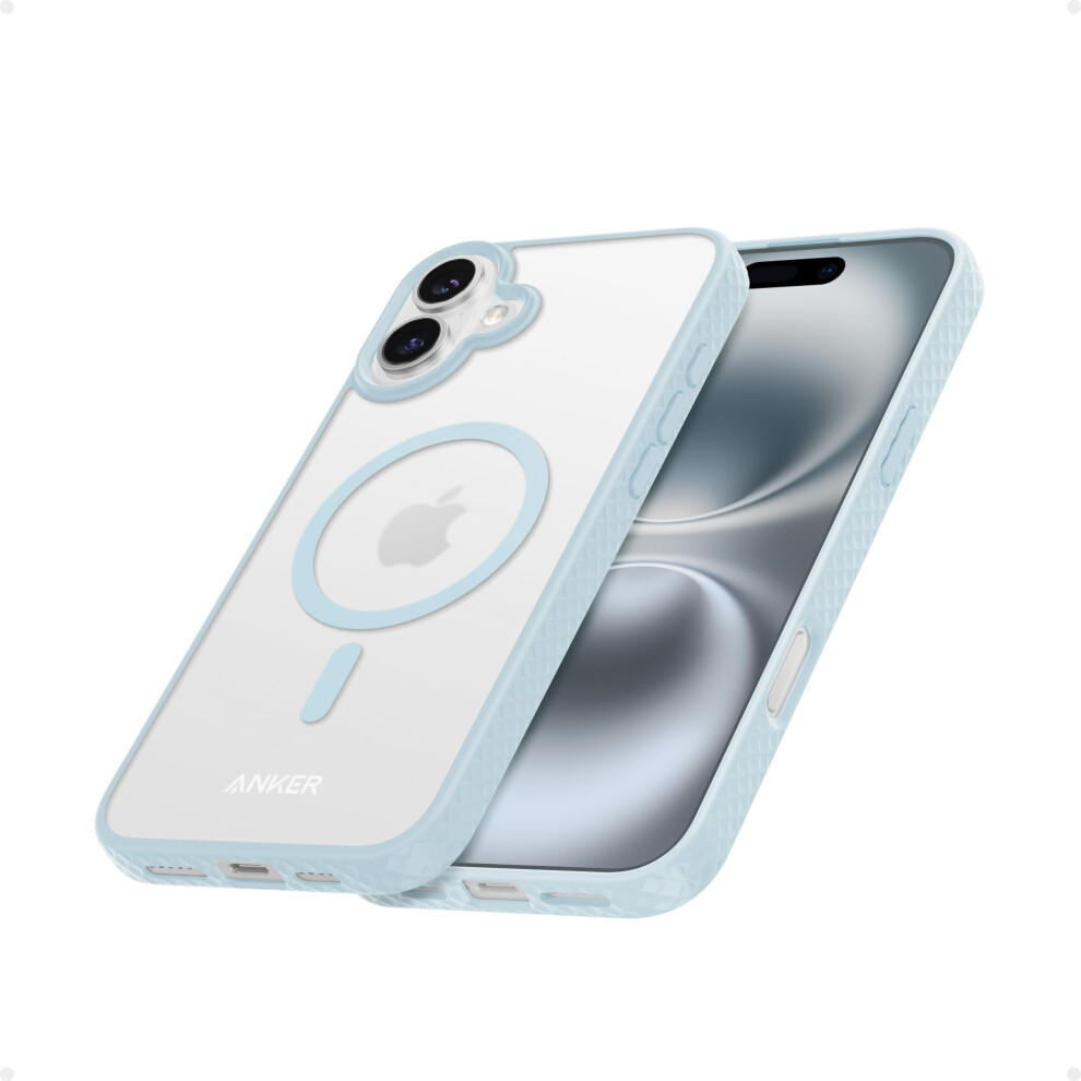 Anker MagGo Matte Magnetic Phone Case for iPhone 16 Plus  Ultra-Slim  Scratch-Resistant  and Durable Protective Cover  iPhone Case Compatible with Mag