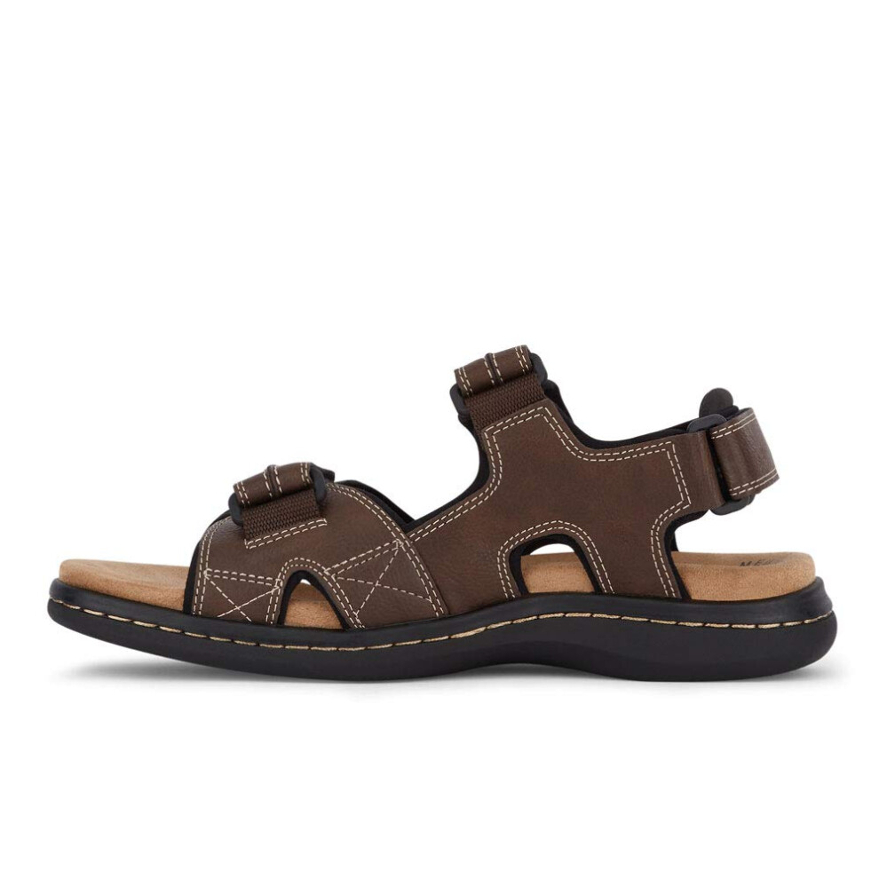 Dockers Mens Newpage Sporty Outdoor Sandal Shoe Briar 9 M US