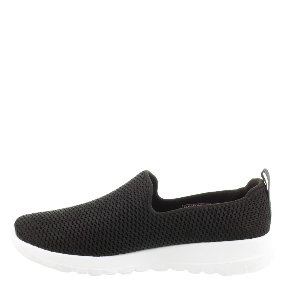 Skechers Women's Go Walk Joy Sneaker  Black/White  8.5