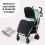 My Babiie My Babiie MB51 Plus Stroller - Quilted Aqua 5