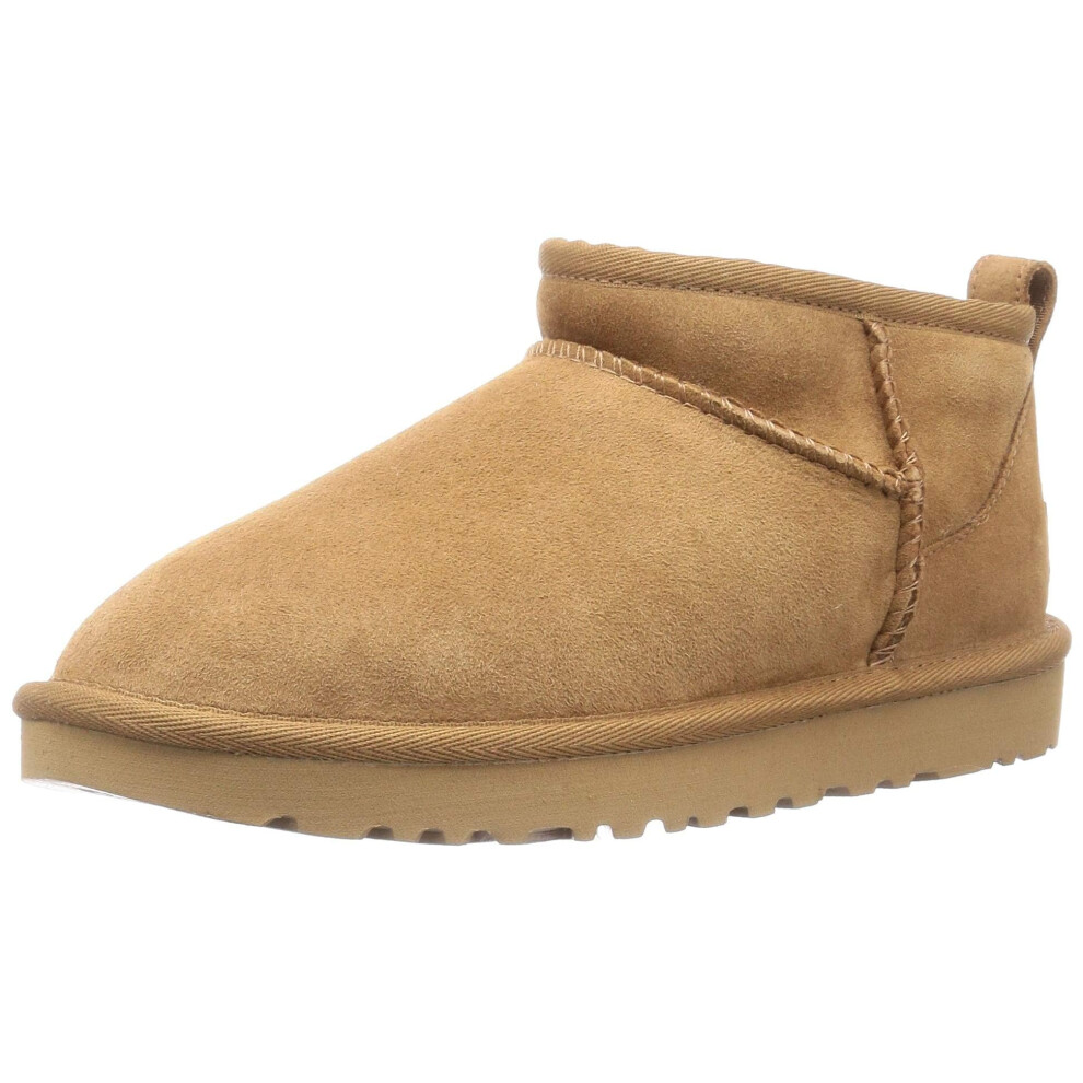 UGG Women's Classic Ultra Mini Boot  Chestnut  12