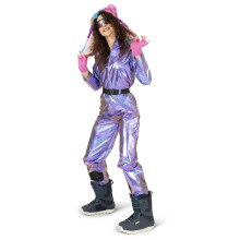 (UK 12-14) Ladies 80's / 90's "Ski Sunday" Ski Suit