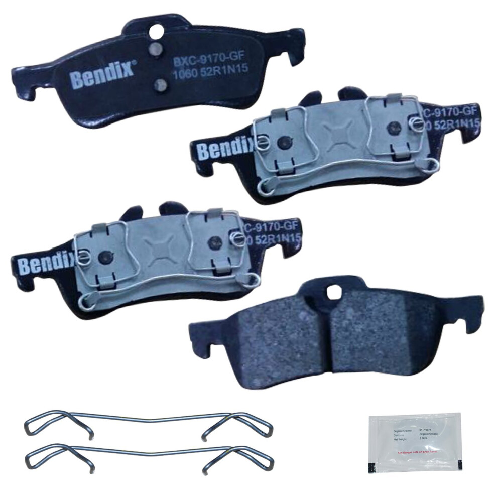 Bendix Priority1 Cfc1060 Ceramic Rear Brake Pads For Mini Cooper 2008-2002 887243240604