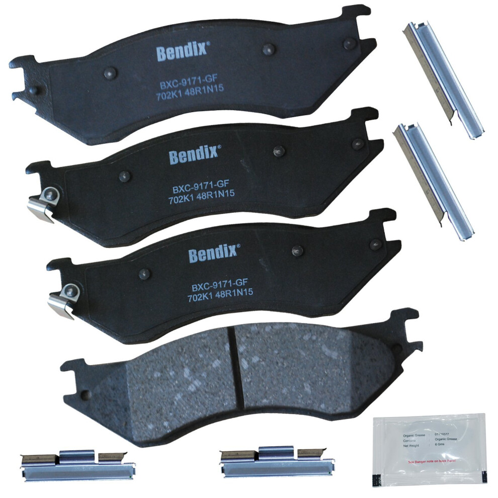 Bendix Priority1 Cfc702k1 Disc Brake Pad Set Ceramic For Select Models Ford Econoline Expedition Heritage Hd Lobo Lincoln Navigator 887243239844