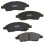 Bendix Premium-Bremsbelagsatz vorne fr Nissan Versa 20152012, Versa Note 20152014 (SBC1592) 1