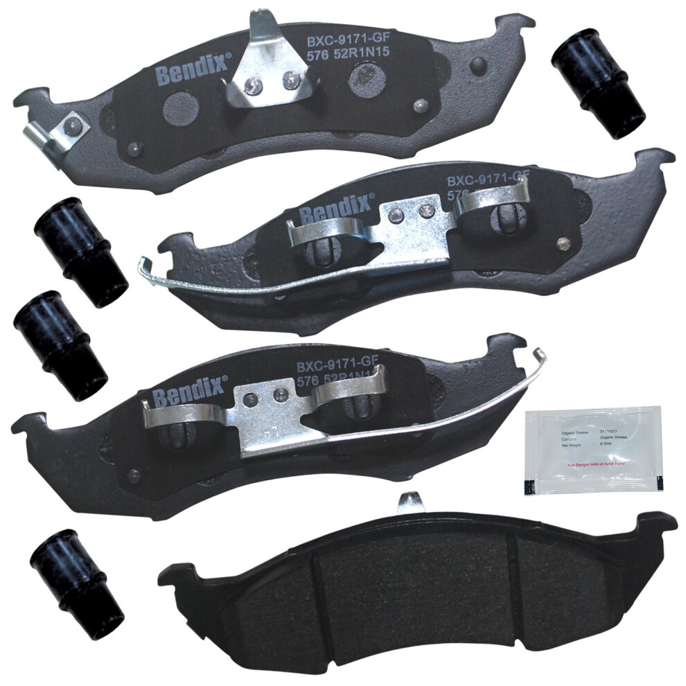 Bendix Priority1 Cfc576 Ceramic Front Brake Pads For Mercury Villager 2002-1993 Nissan Quest 2002-1993 887243239684