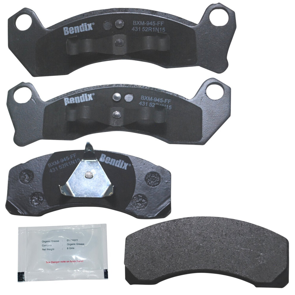Bendix Priority1 Cfm431 Semi-Metallic Front Brake Pads For Ford Mustang 1993-1987 Thunderbird 1988-1985 Mercury Cougar 1986-1985 887243239554