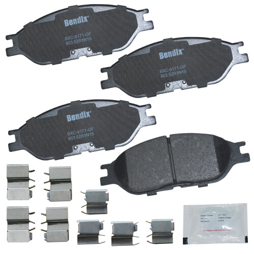Ceramiczne przednie klocki hamulcowe Bendix Priority1 CFC803 do Forda Windstar 2003-1999