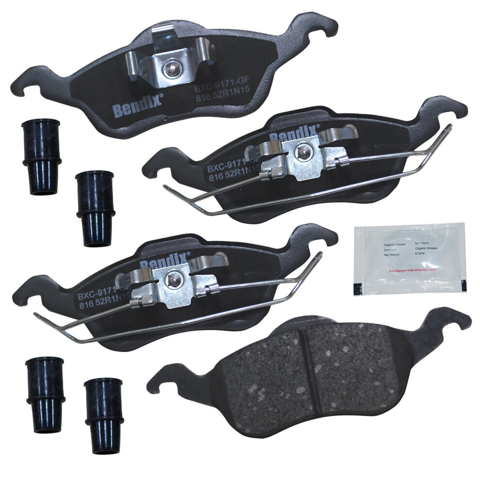 Bendix Priority1 Cfc816 Ceramic Front Brake Pads For Ford Focus 2004-2000 887243240123