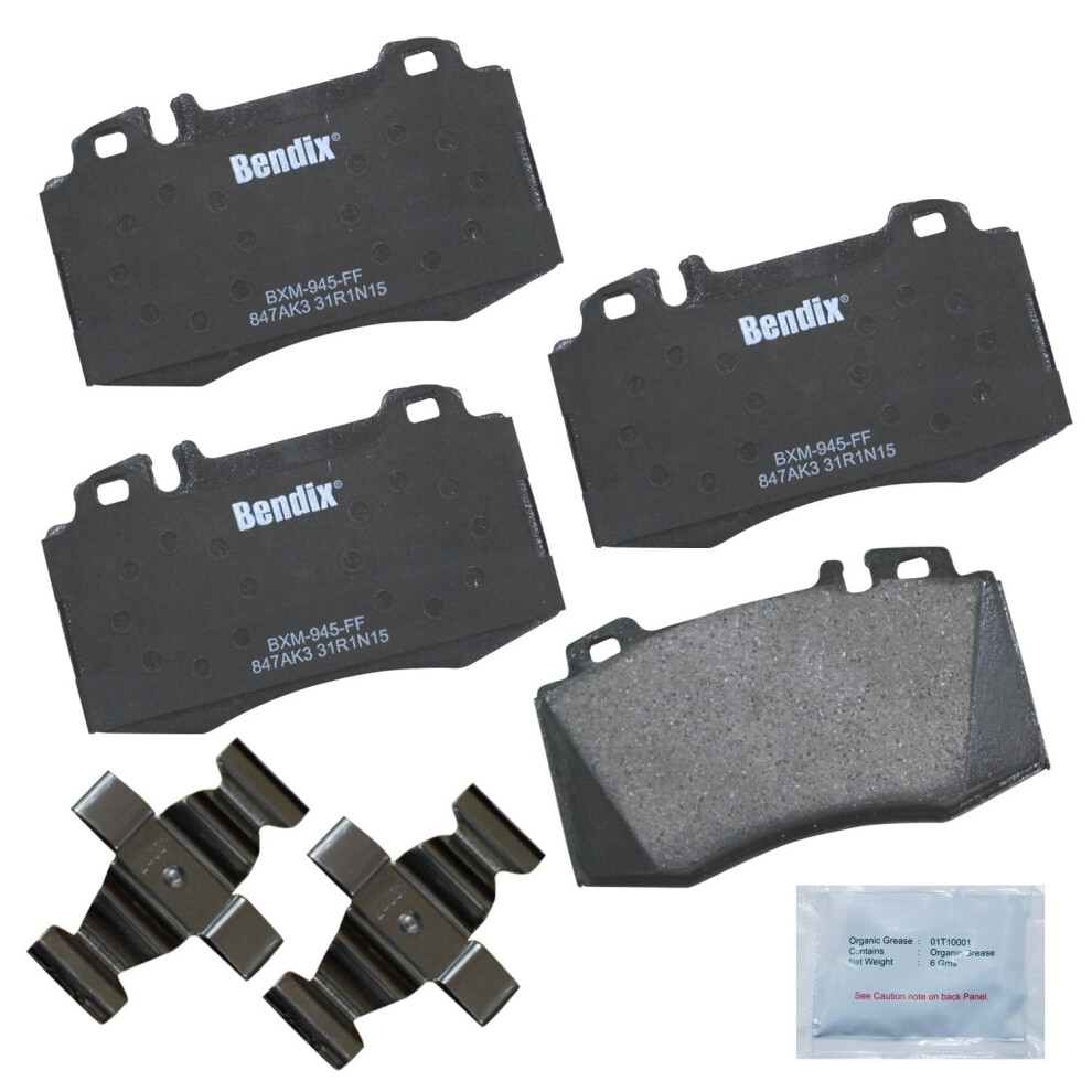 Bendix Priority1 Cfm847ak3 Semi-Metallic Front Brake Pads For Mercedes-Benz C32 Amg 2004-2002 E500 2009-2002 887243212878