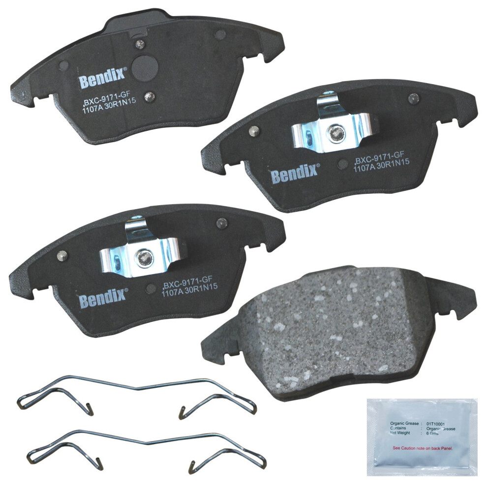 Bendix Priority1 Cfc1107a Disc Brake Pad Set Ceramic For Select Models Audi A1 Bmw 525I 530I X5 X6 Beetle Clasico Jetta 887243213813