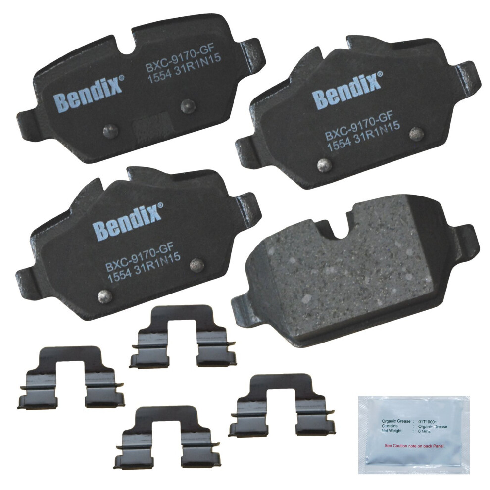 Bendix Priority1 Cfc1554 Ceramic Rear Brake Pads For Mini Cooper Countryman 2016-2011 Cooper Paceman 2016-2013 887243215572