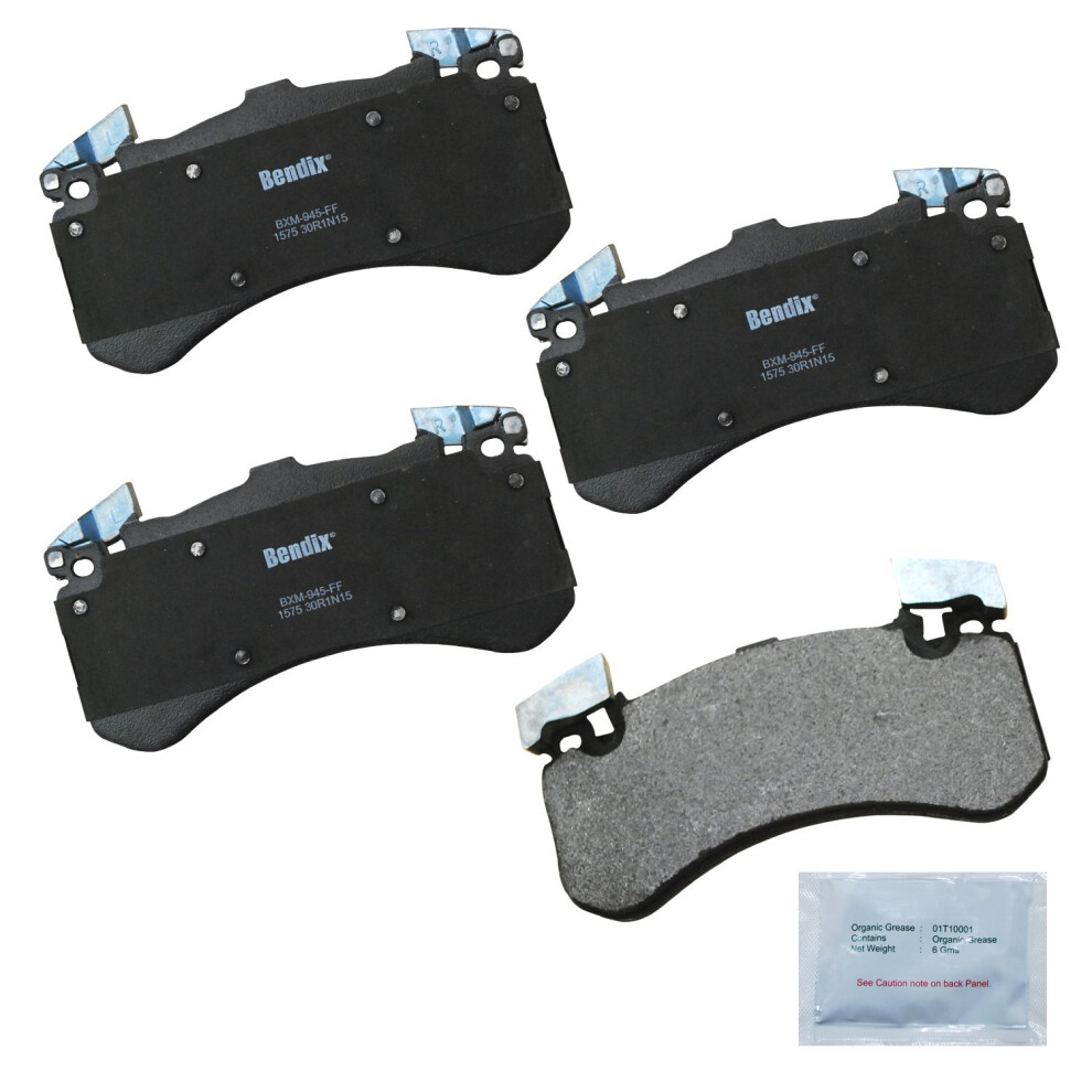 Bendix Priority1 Cfm1575 Semi-Metallic Front Brake Pads For Audi A8 Quattro 2015-2012 S6 2018-2013 S7 2018-2013 S8 2018-2013 887243215633