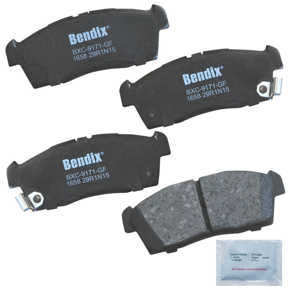 Bendix Priority1 Cfc1658 Ceramic Front Brake Pads For Mitsubishi I-Miev 2012 I-Miev 2014 I-Miev 2016 Suzuki Ignis 2020-2018 887243216098